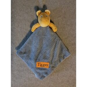 Disney Baby Classic winnie the pooh Tigger Lovey Blue Security Blanket